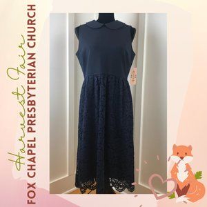 Nanette Nanette Lepore Navy Blue Dress, Size 8